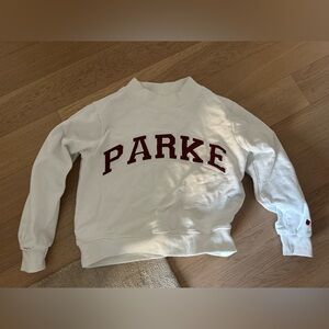 Parker White mock neck from the New York pop up.